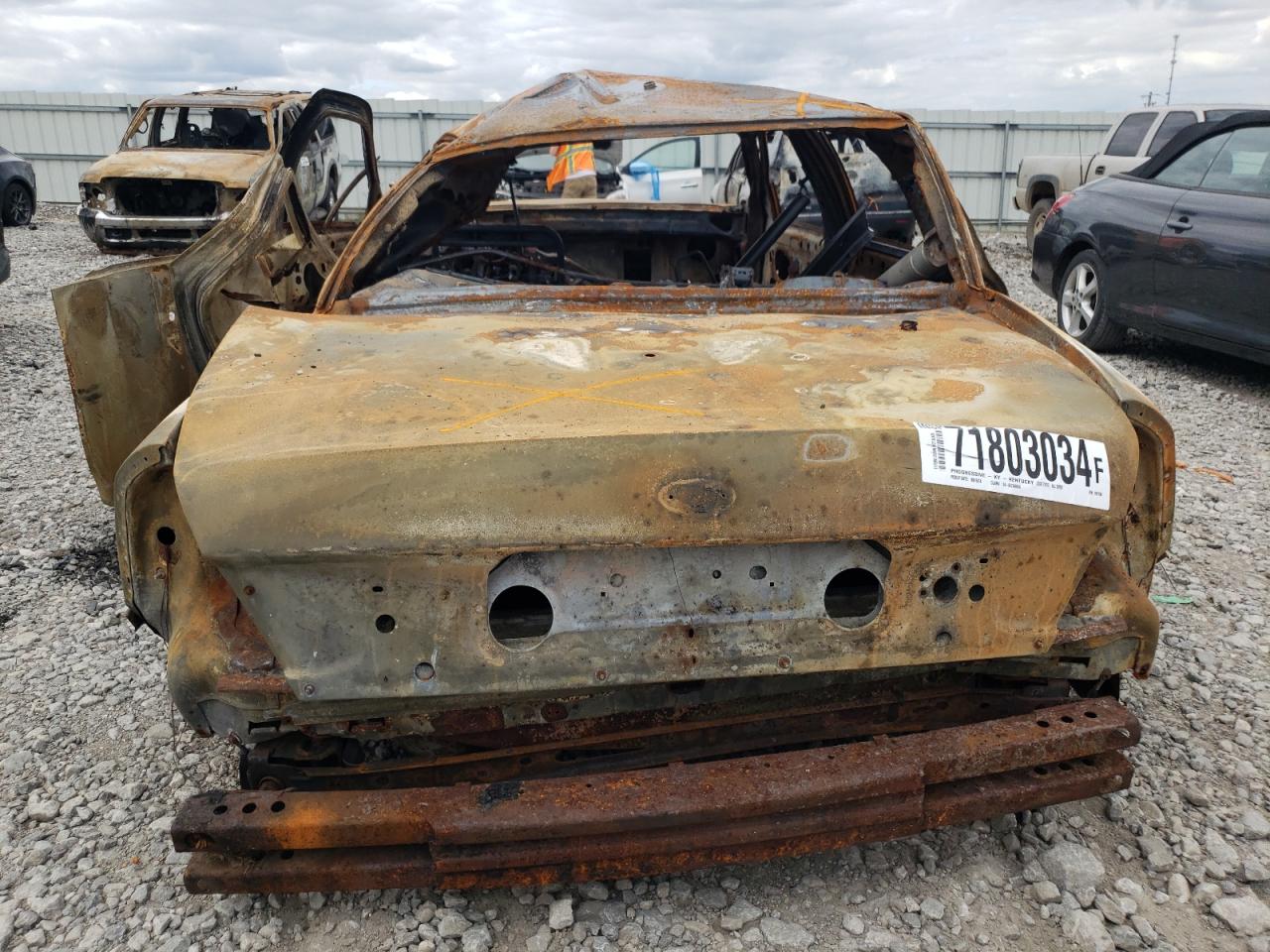 2011 Ford Crown Victoria VIN 2FABP7BV7BX169156 Copart auction photo, all over / burn damage thumbnail 6