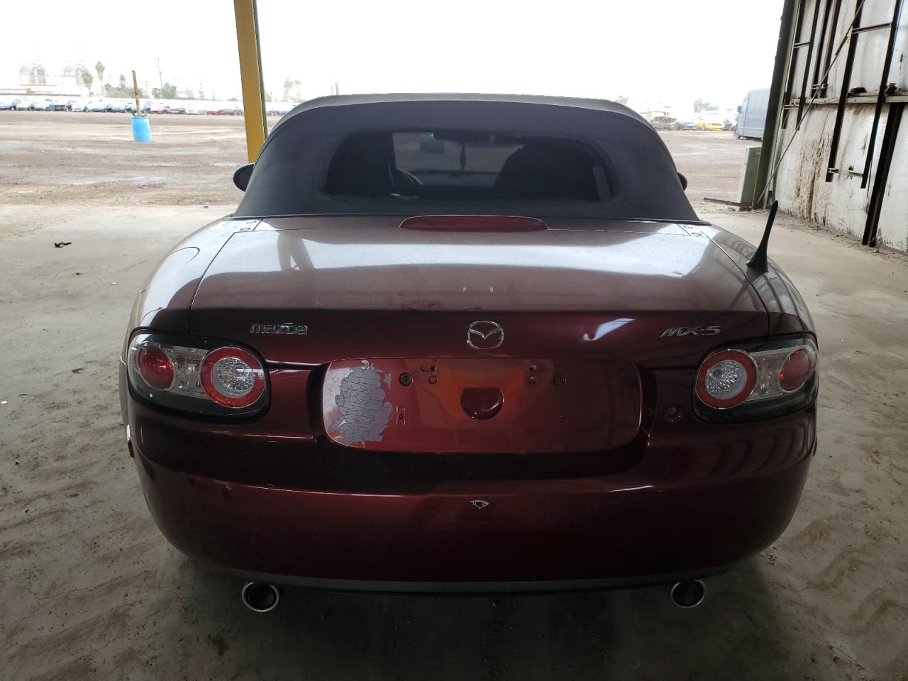 2006 Mazda MX-5 VIN JM1NC25F860101785 Copart auction photo, front end damage thumbnail 6