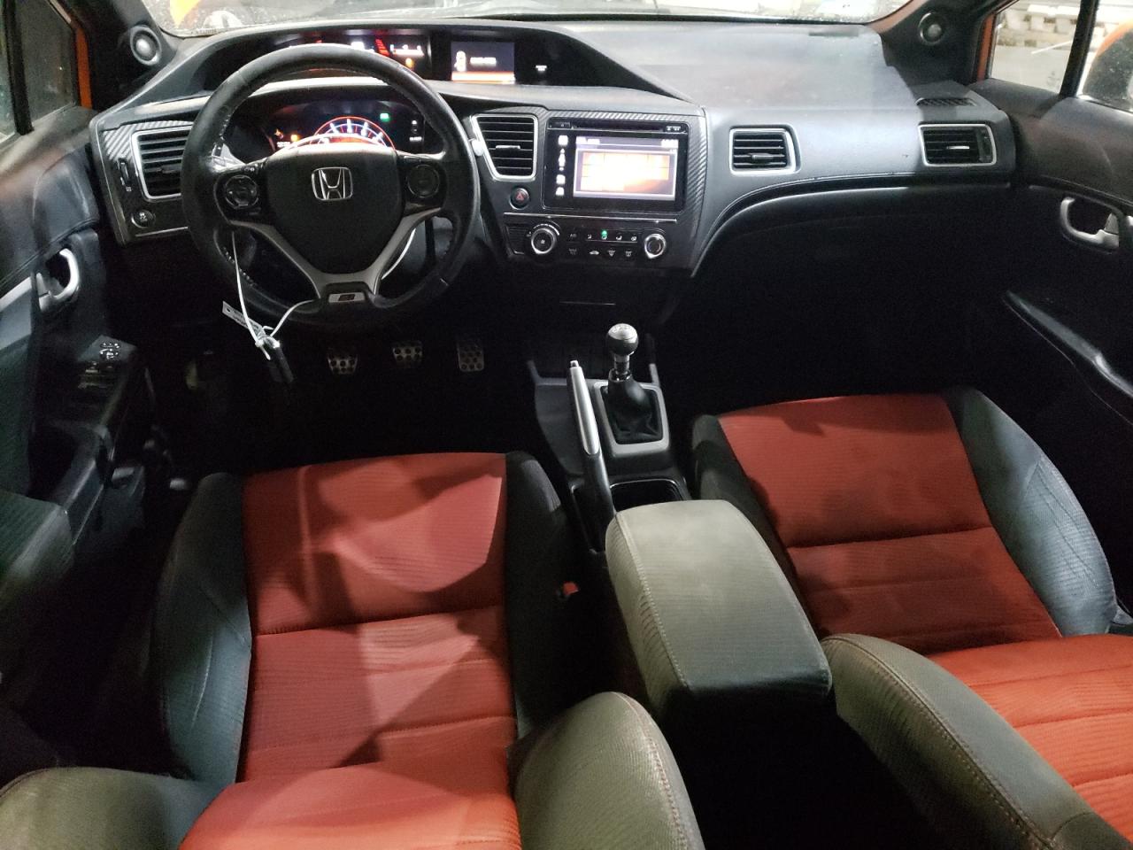 2015 Honda Civic VIN 2HGFB6E55FH702154 Copart auction photo, front end damage thumbnail 8