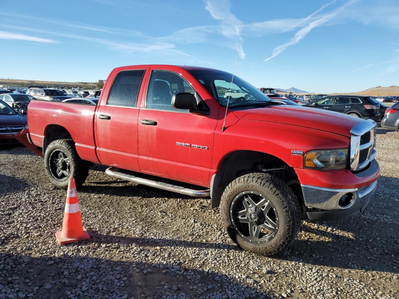 2005 Dodge RAM VIN 1D7HU18D85S278411 Copart auction photo, rear end damage thumbnail 4