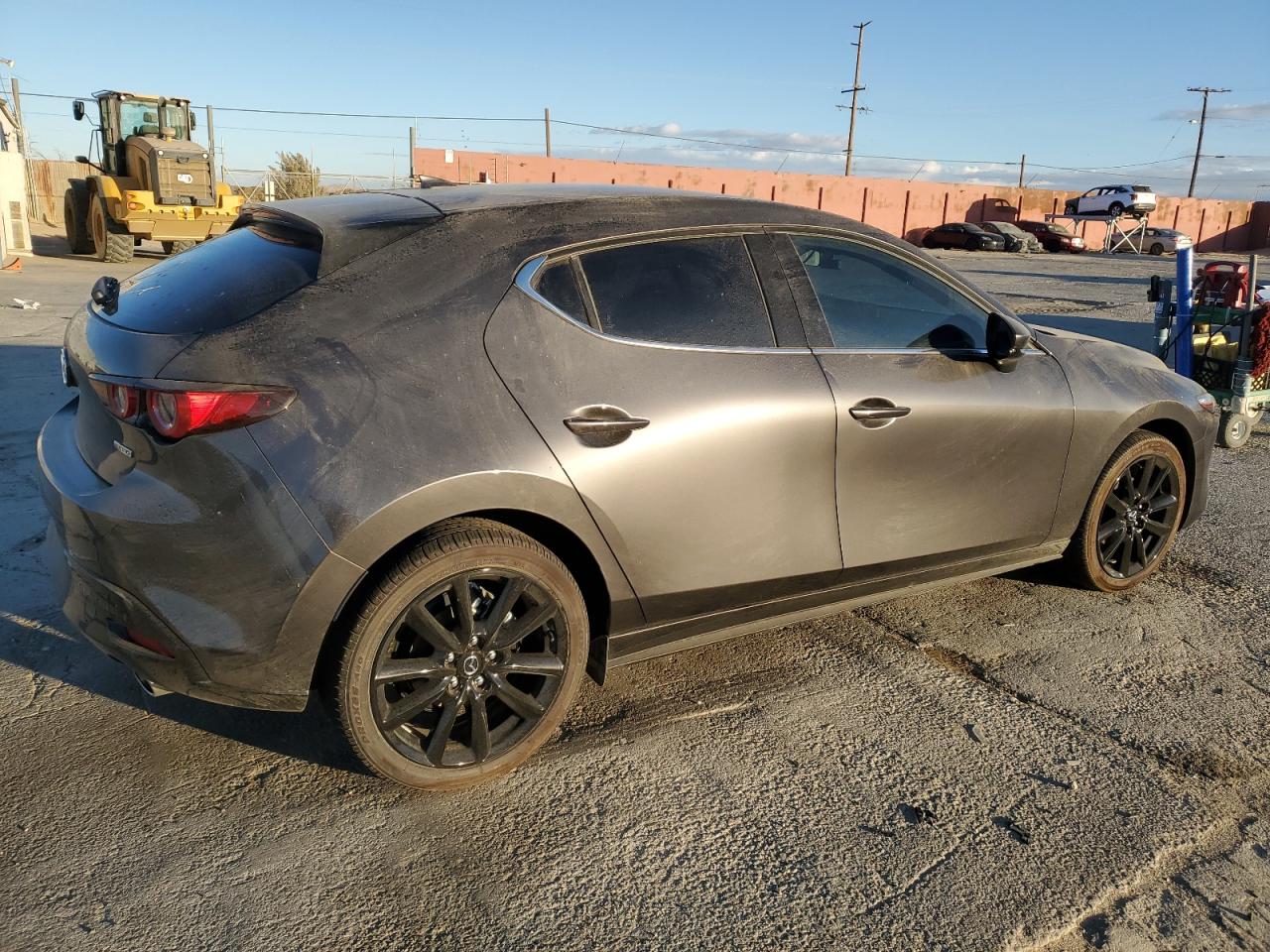 2024 Mazda 3 VIN JM1BPAMM9R1658012 Copart auction photo, vandalism damage thumbnail 3