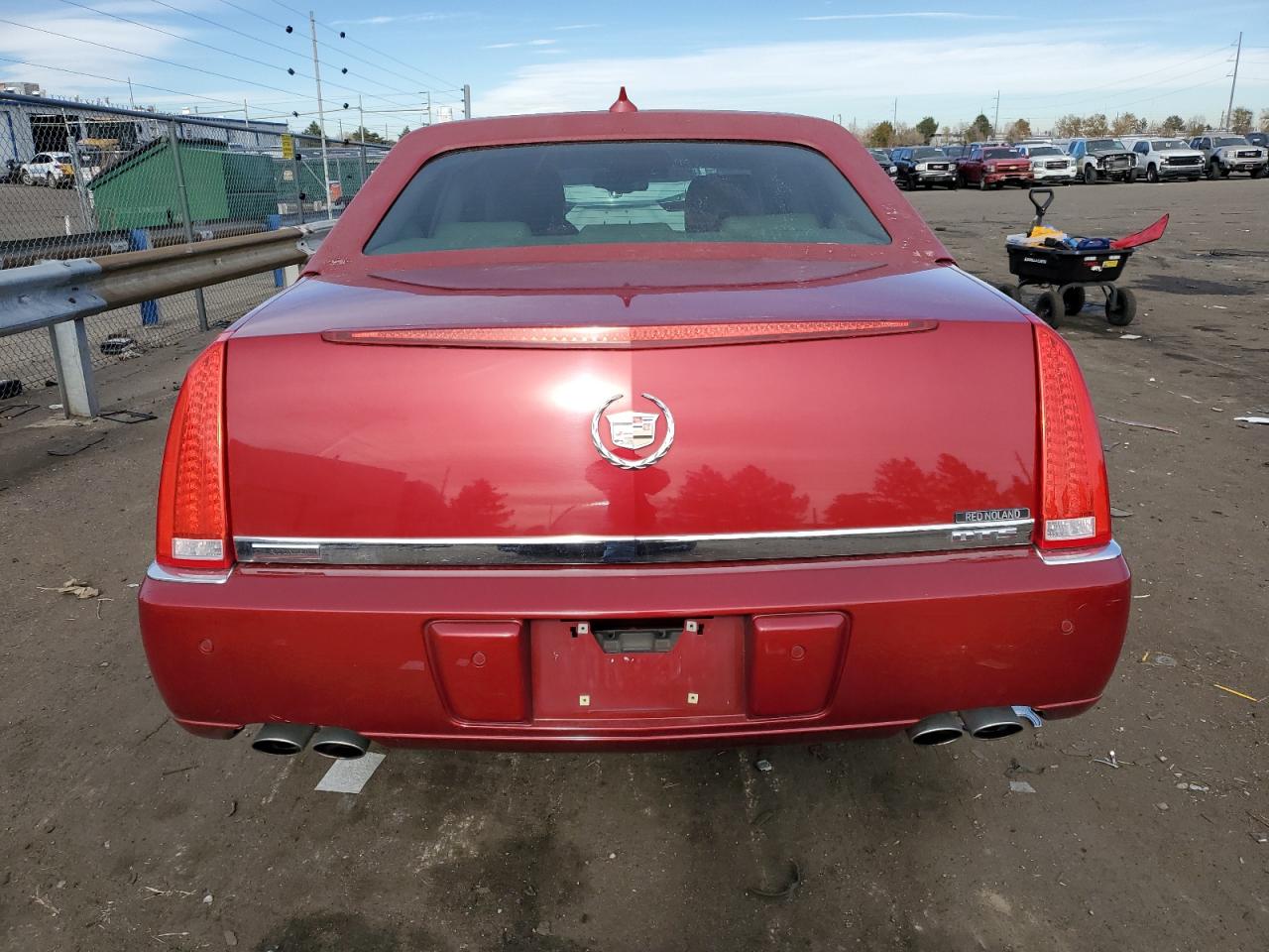 2011 Cadillac DTS VIN 1G6KP5ES0BU120844 Copart auction photo, front end / hail damage thumbnail 6