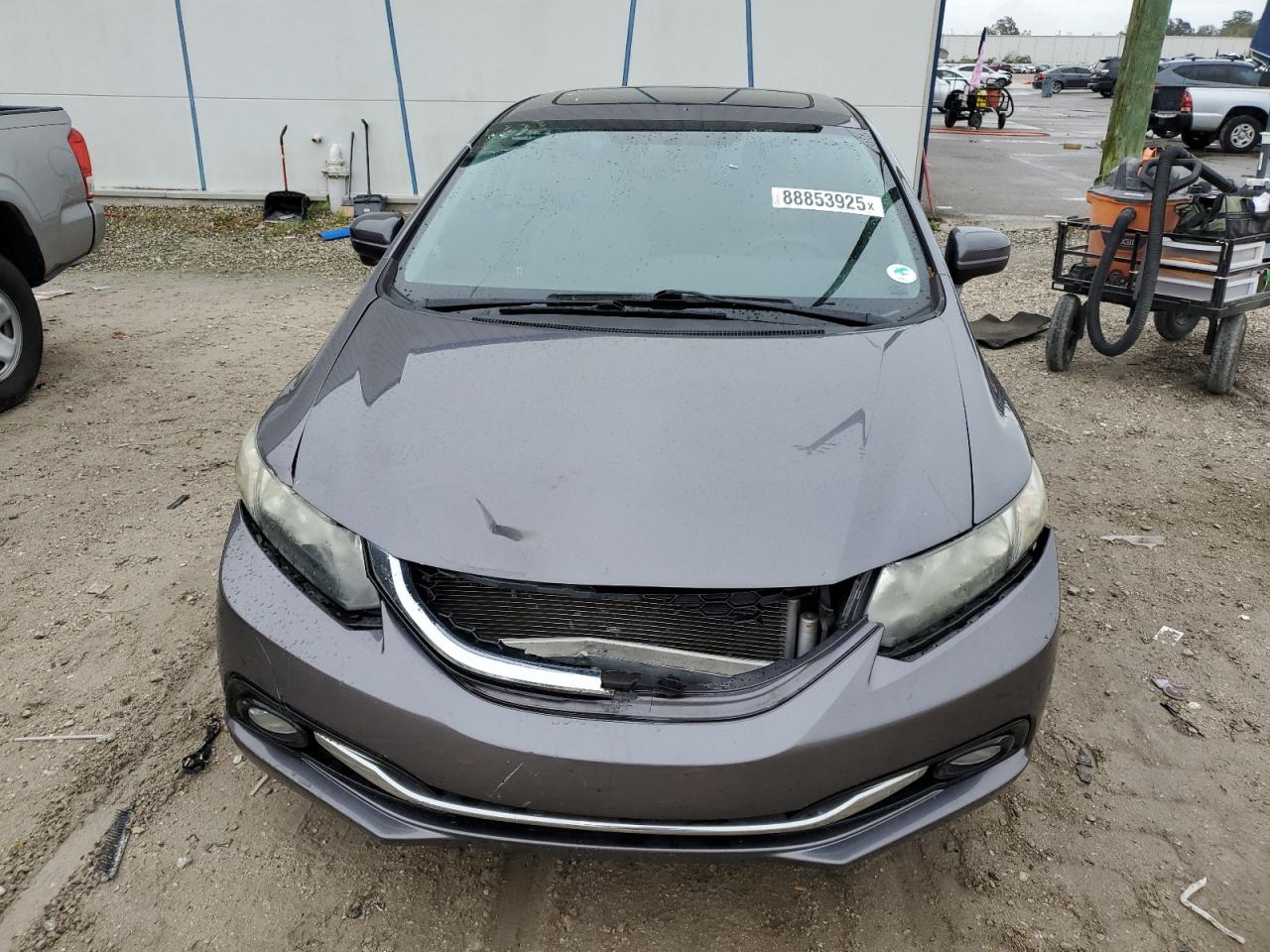 2014 Honda Civic VIN 19XFB2F90EE080890 Copart auction photo, front end damage thumbnail 5