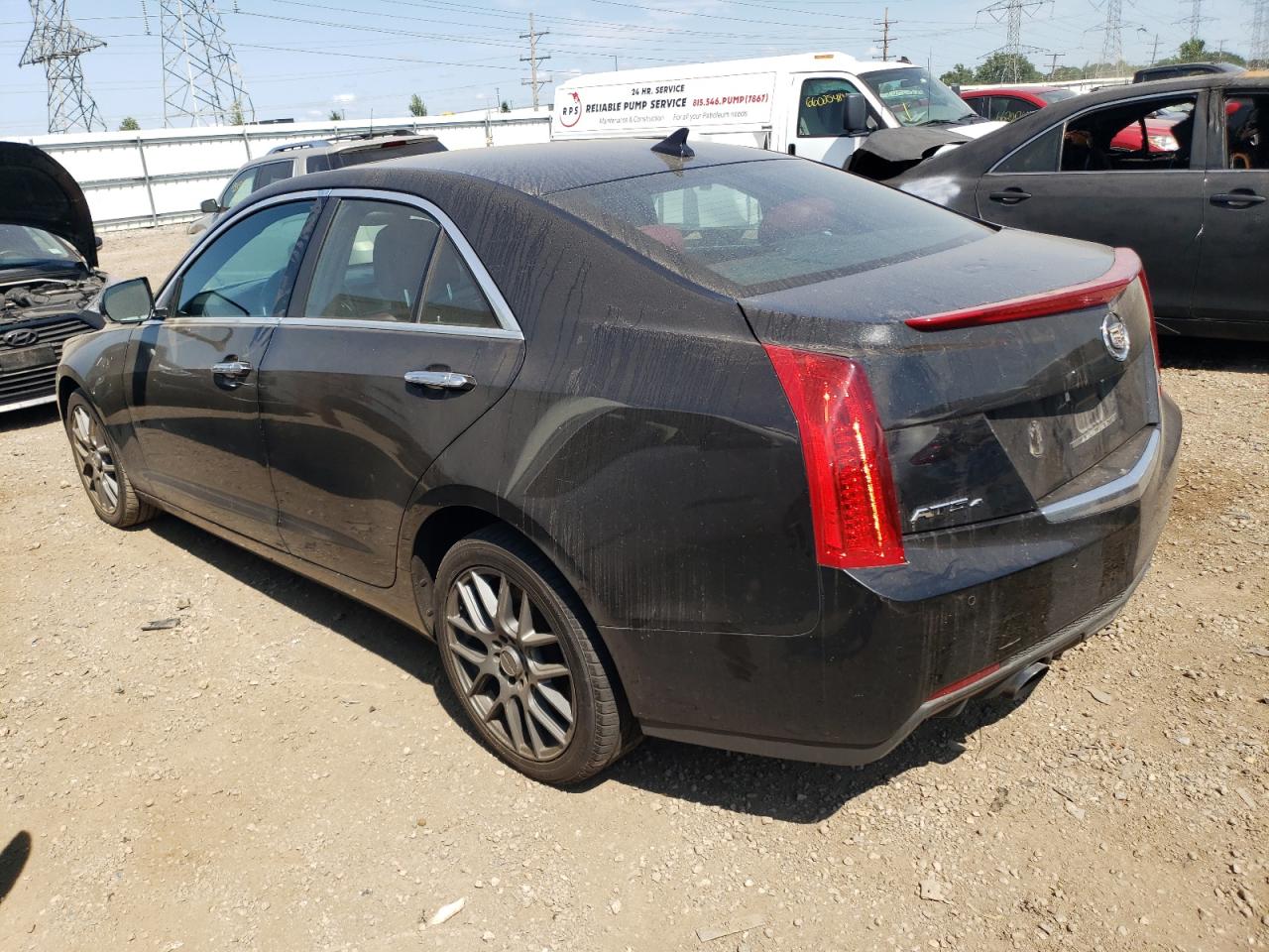 2014 Cadillac ATS VIN 1G6AH5RX2E0110035 Copart auction photo, mechanical damage thumbnail 2