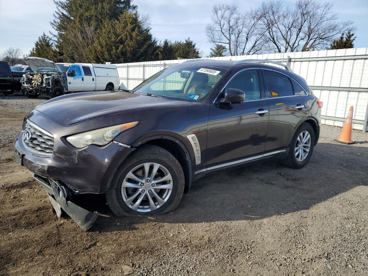 2010 Infiniti FX VIN JN8AS1MW9AM852168 - Copart auction photo