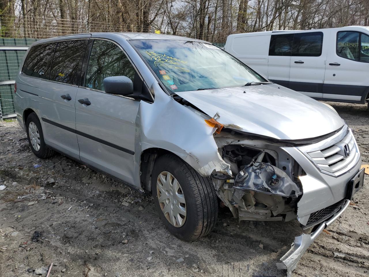 2010 Honda Odyssey VIN 5FNRL3H24AB110087 Copart auction photo, front end damage thumbnail 4