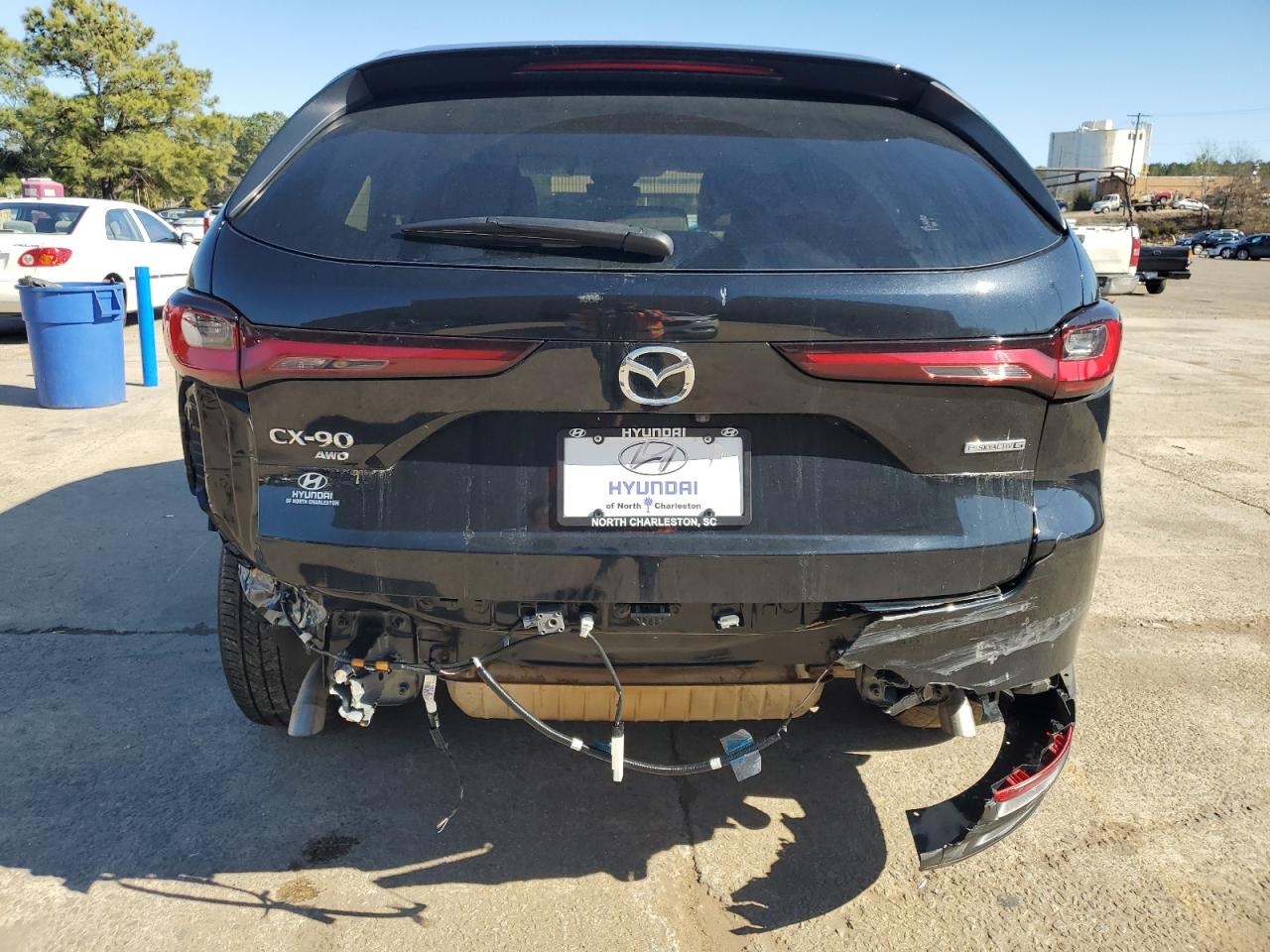 2024 Mazda CX-90 VIN JM3KKCHD5R1109581 Copart auction photo, rear end damage thumbnail 6