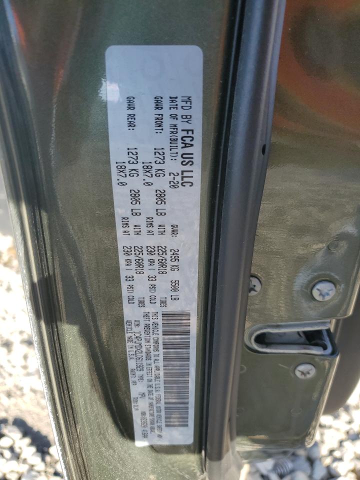 2020 Jeep Grand Cherokee VIN 1C4PJMDX2LD611929 Copart auction photo, front end damage thumbnail 15