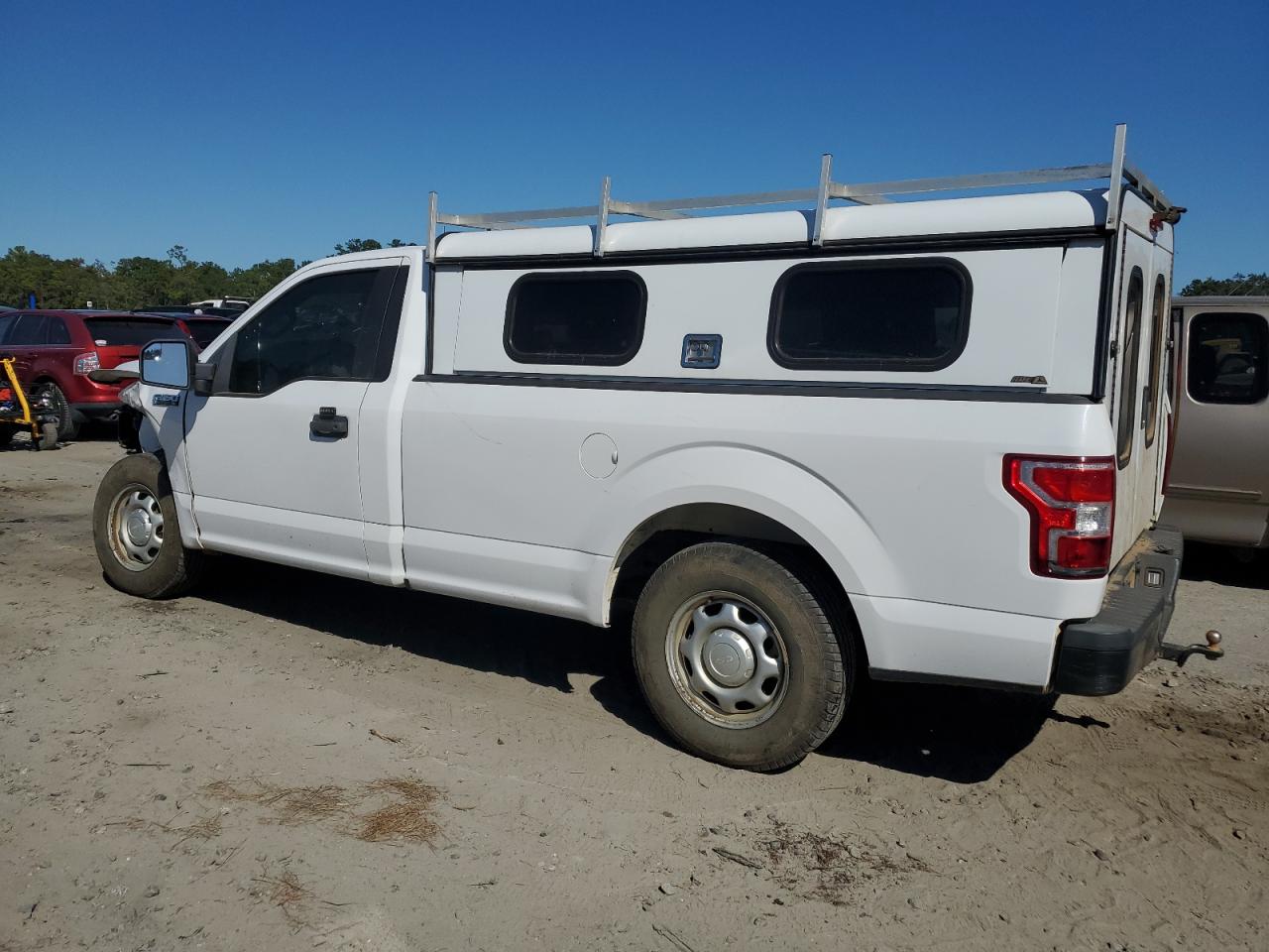 2018 Ford F-150 VIN 1FTMF1CP7JKD93953 Copart auction photo, front end / side damage thumbnail 2