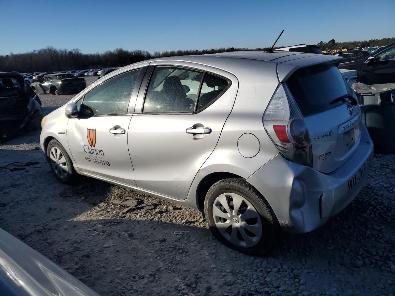 2014 Toyota Prius VIN JTDKDTB33E1083205 Copart auction photo, mechanical damage thumbnail 2