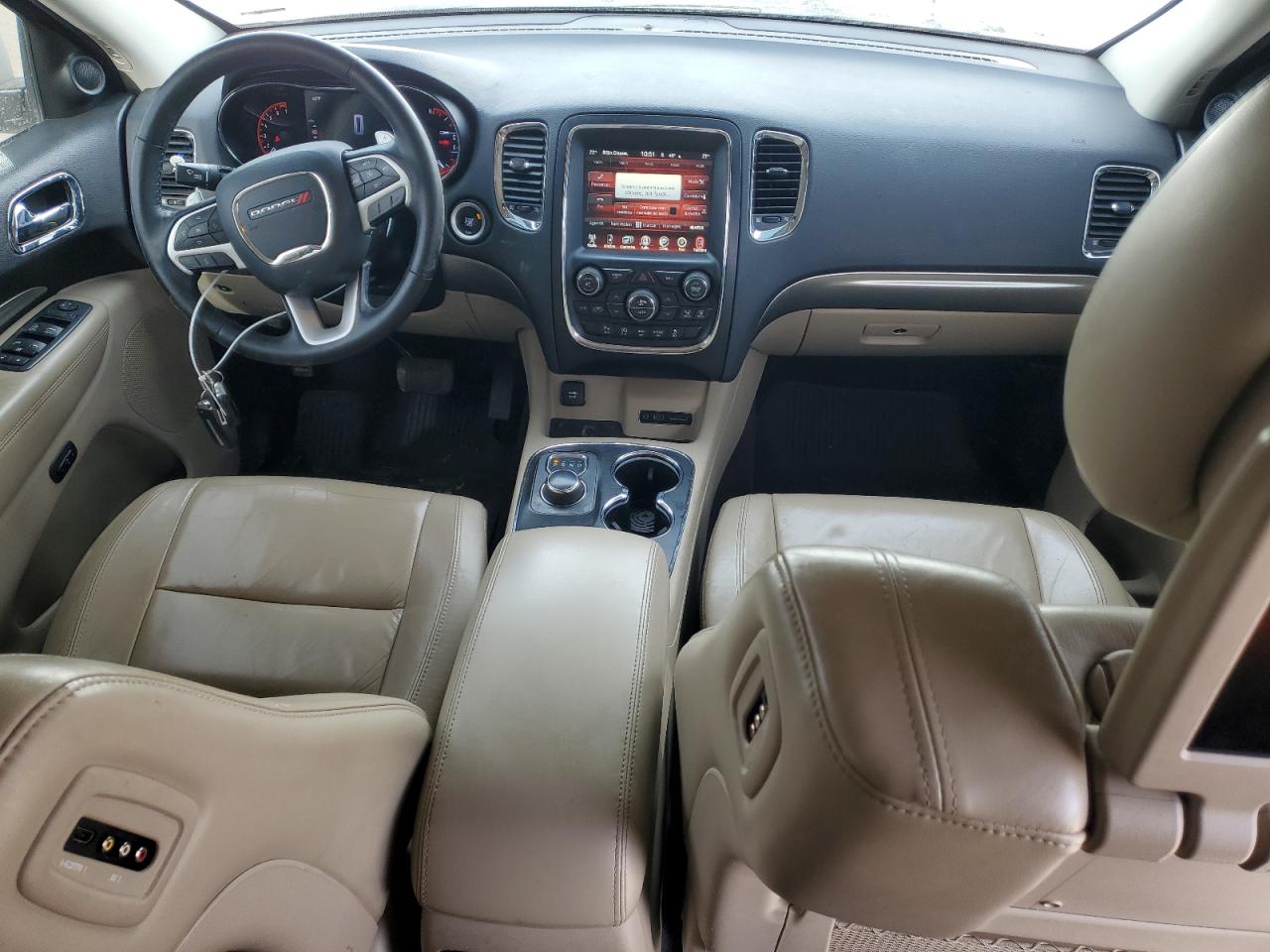 2017 Dodge Durango VIN 1C4RDJDGXHC661148 Copart auction photo, front end damage thumbnail 8
