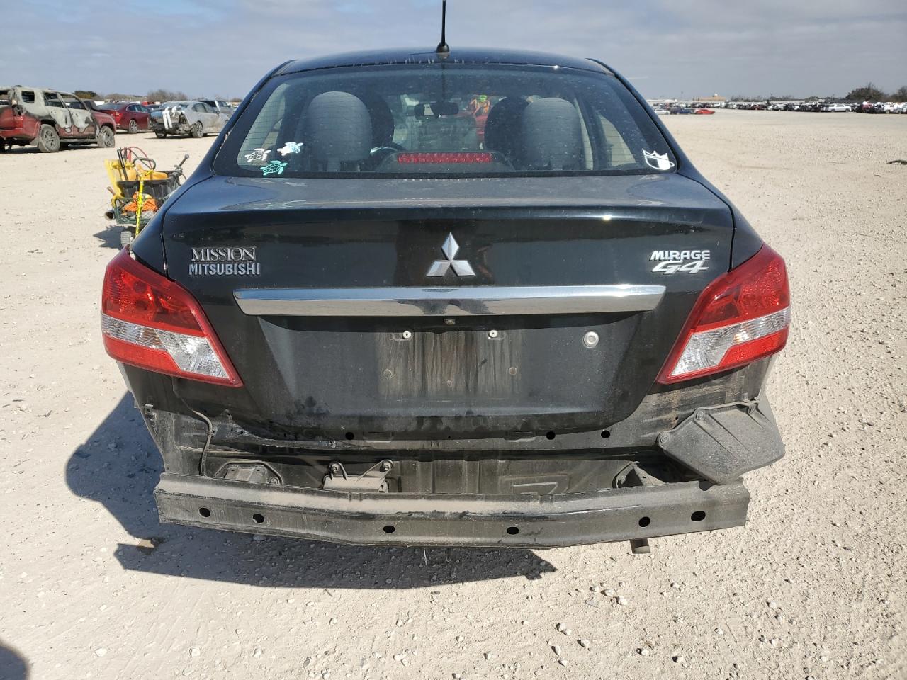 2018 Mitsubishi Mirage VIN ML32F3FJ7JHF10332 Copart auction photo, front end / rear end damage thumbnail 6