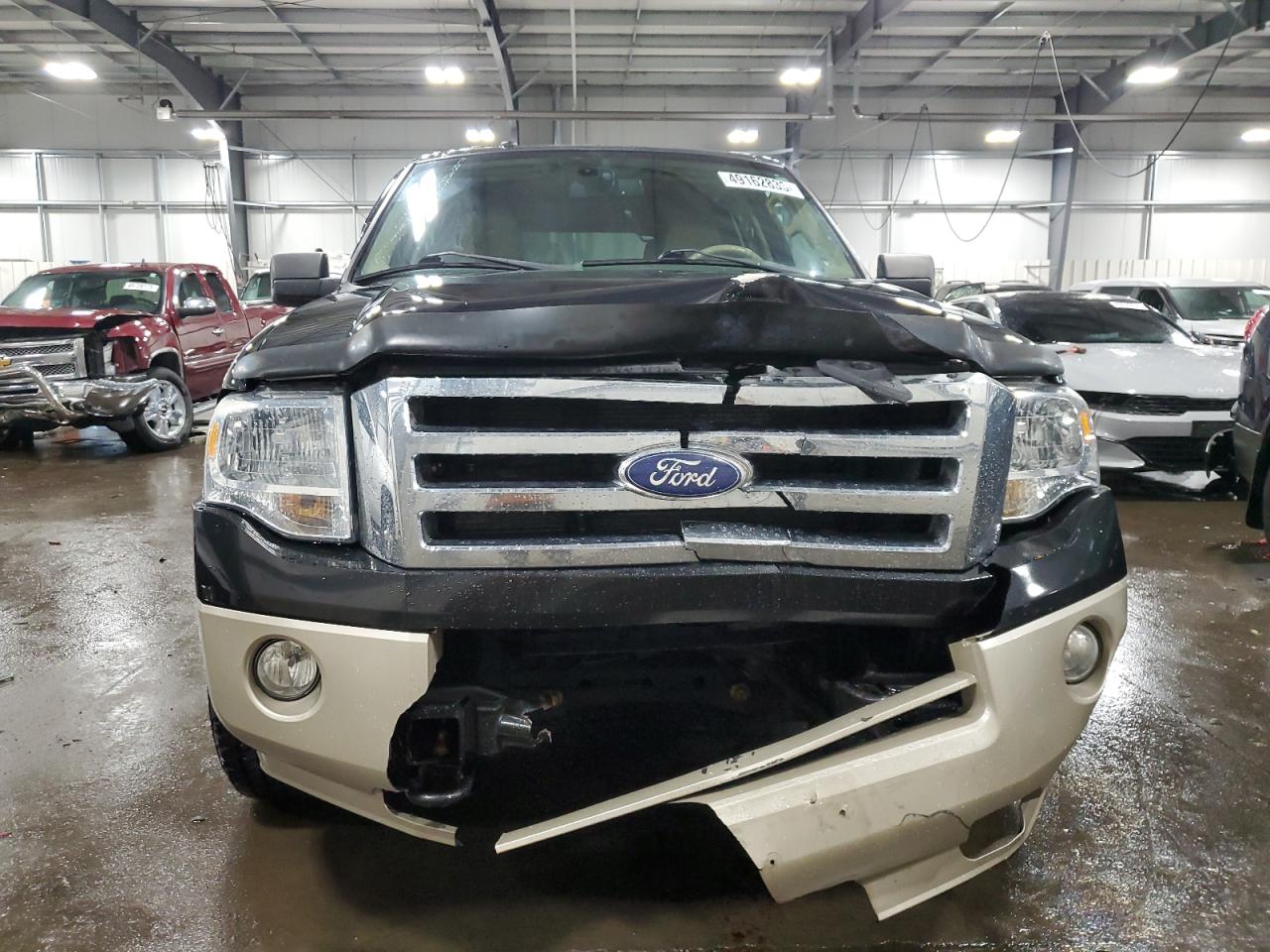 2010 Ford Expedition VIN 1FMJU1J55AEB48542 Copart auction photo, front end / side damage thumbnail 5