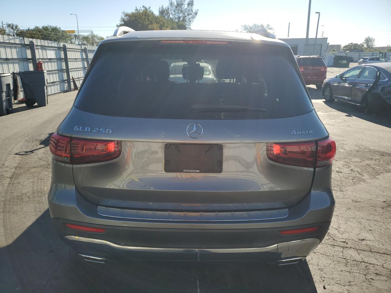 2020 Mercedes-Benz GLB VIN WDC4M4HB6LW010188 Copart auction photo, rear end / side damage thumbnail 6