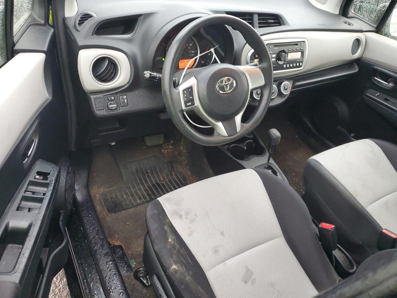 2013 Toyota Yaris VIN JTDKTUD33DD567989 Copart auction photo, all over damage thumbnail 8