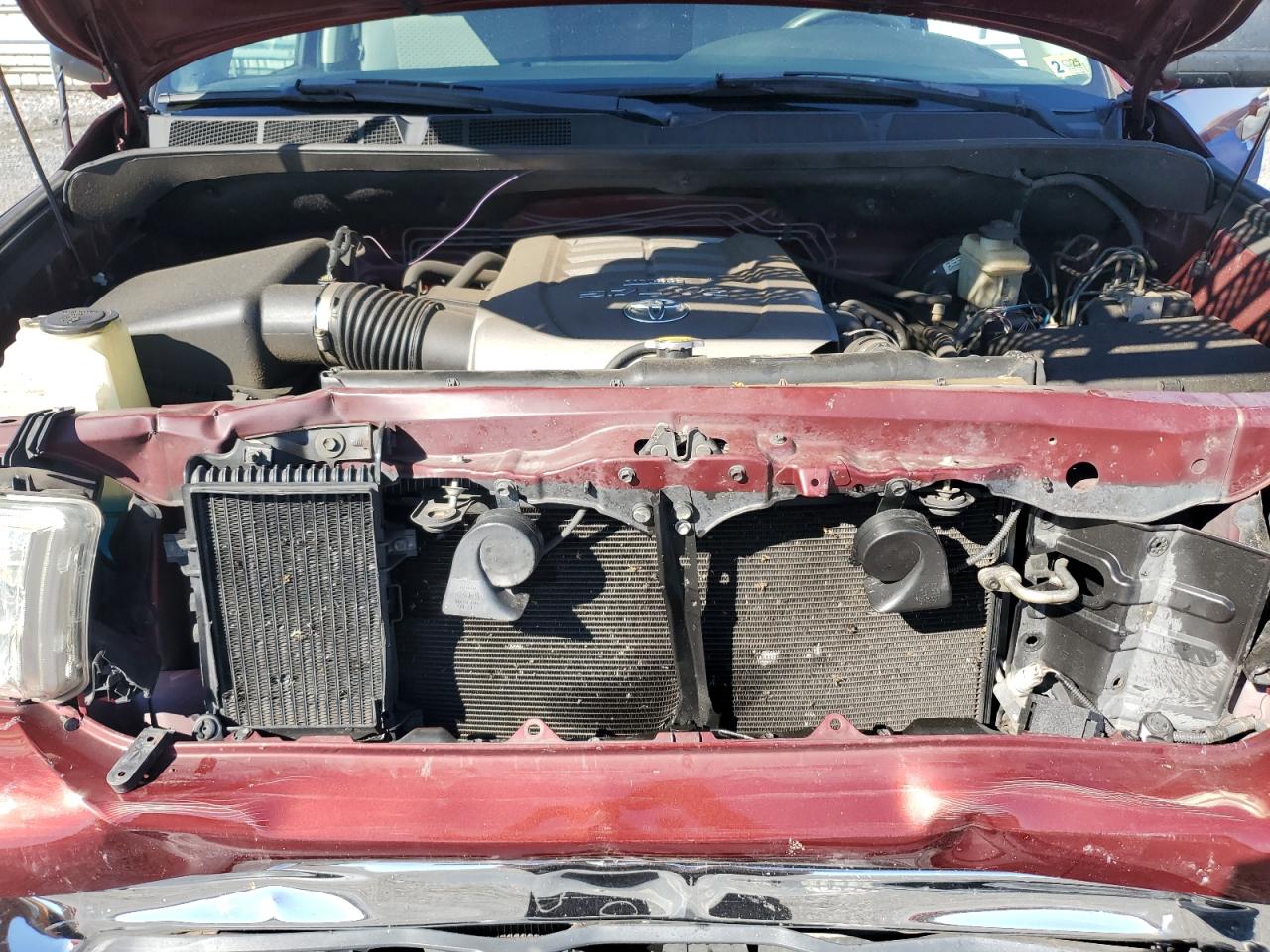 2007 Toyota Tundra VIN 5TBDV54177S460811 Copart auction photo, front end / minor dent/scratches damage thumbnail 12