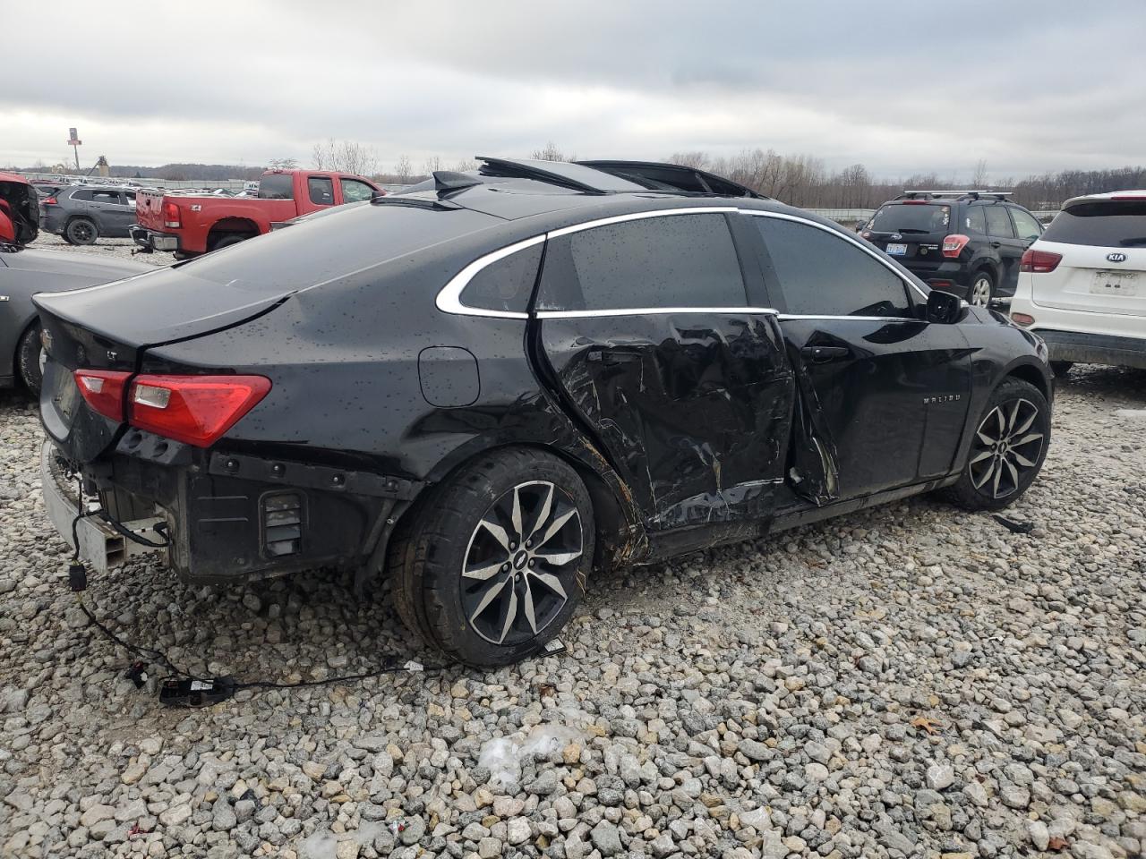 2018 Chevrolet Malibu VIN 1G1ZD5ST7JF274402 Copart auction photo, all over damage thumbnail 3
