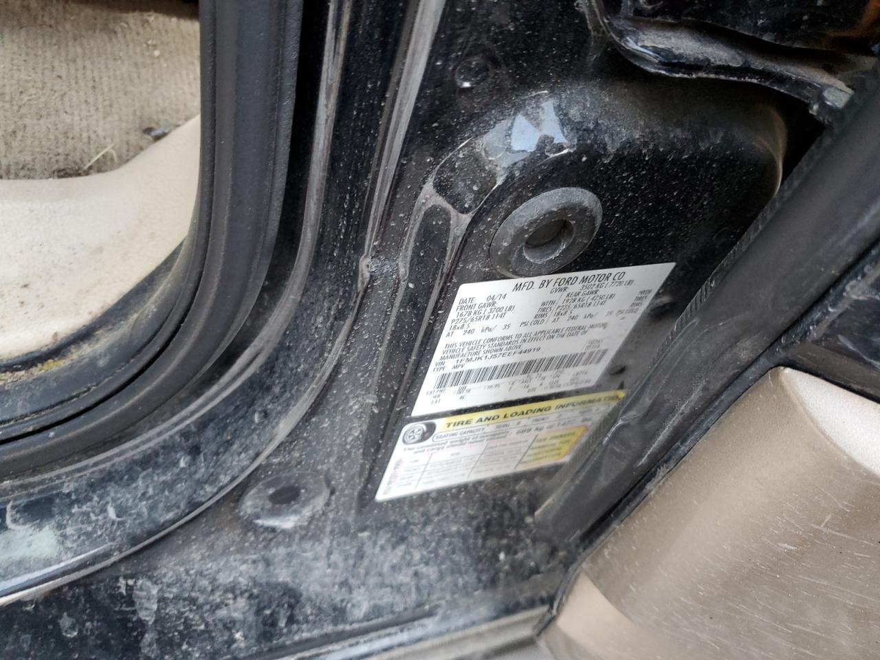 2014 Ford Expedition VIN 1FMJK1J57EEF44919 Copart auction photo, front end / rear end damage thumbnail 13