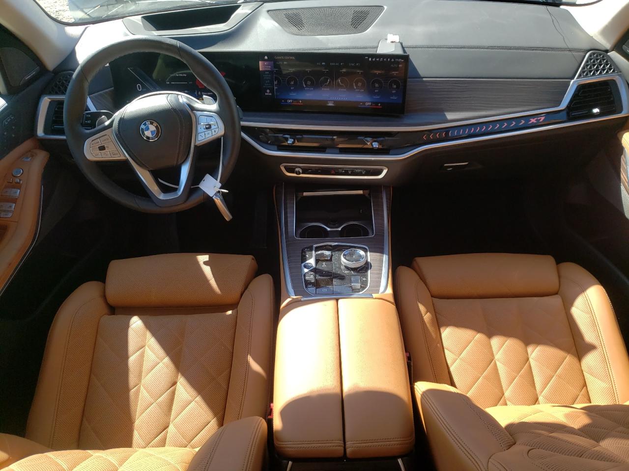 2023 BMW X7 VIN 5UX23EM09P9P78597 Copart auction photo, side / front end damage thumbnail 8