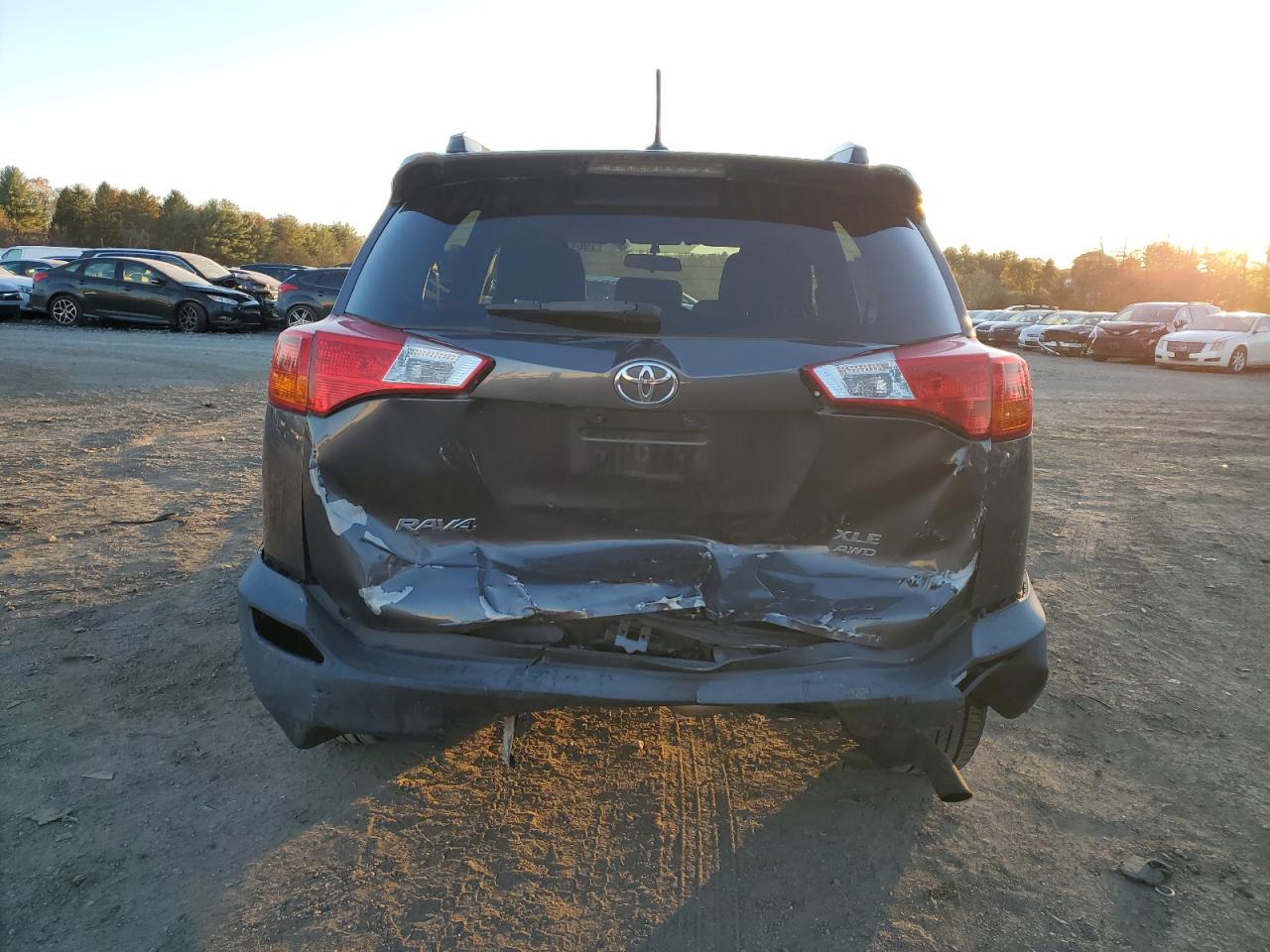 2013 Toyota RAV 4 VIN 2T3RFREV0DW090329 Copart auction photo, rear end / minor dent/scratches damage thumbnail 6
