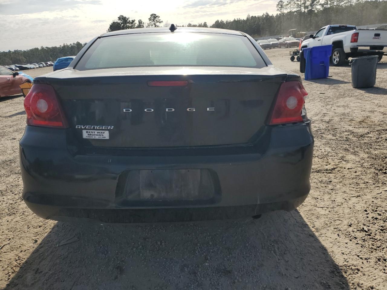 2013 Dodge Avenger VIN 1C3CDZAB4DN536968 Copart auction photo, side / all over damage thumbnail 6