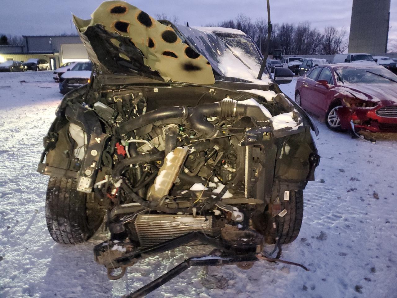 2018 Lincoln Navigator VIN 5LMJJ3LT9JEL20617 Copart auction photo, all over / front end damage thumbnail 5