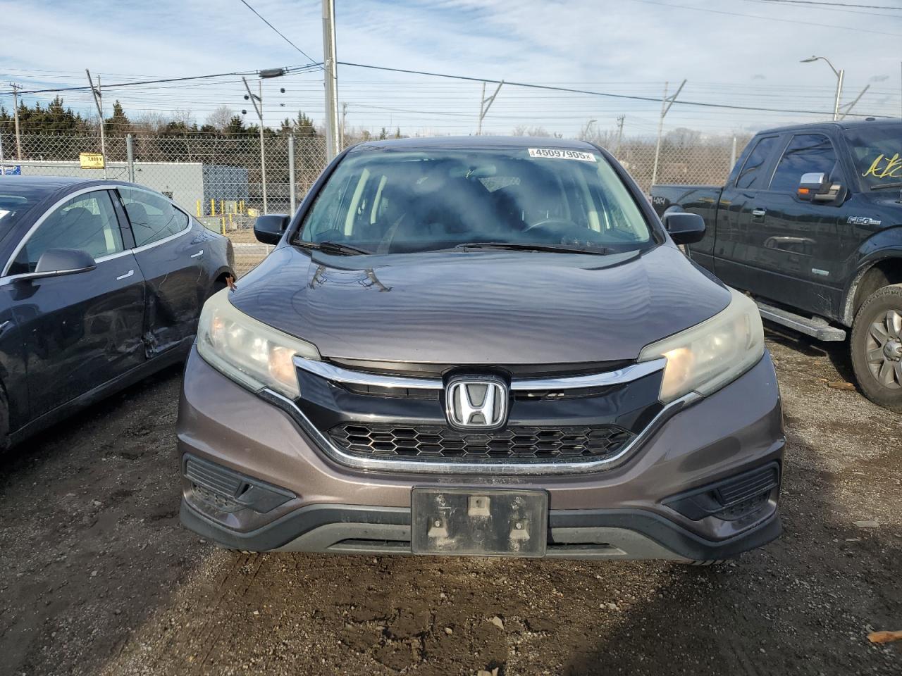 2015 Honda CR-V VIN 2HKRM3H38FH527968 Copart auction photo, rear end / minor dent/scratches damage thumbnail 5