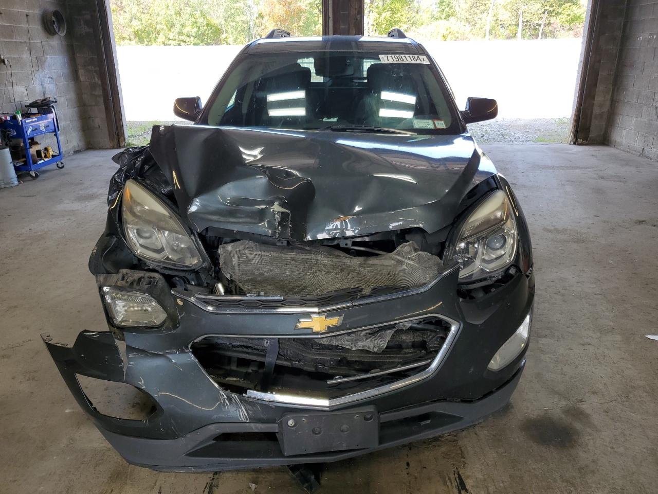 2017 Chevrolet Equinox VIN 2GNALCEK9H1616472 Copart auction photo, front end damage thumbnail 5