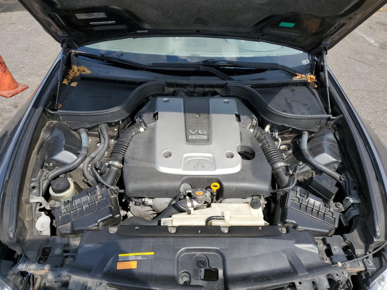 2012 Infiniti G VIN JN1CV6AP5CM931512 Copart auction photo, front end damage thumbnail 11