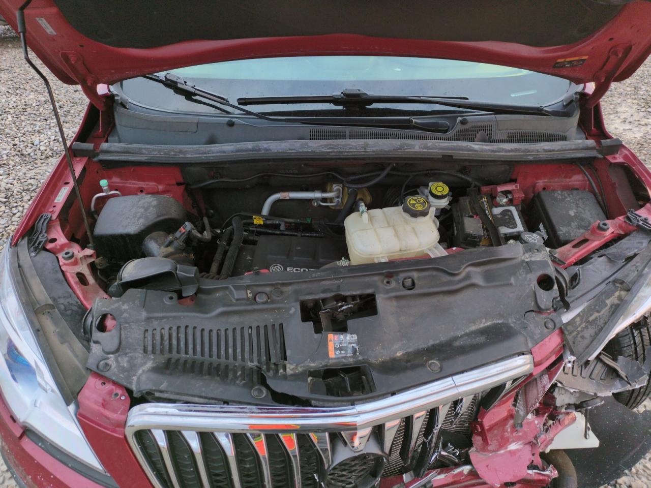 2016 Buick Encore VIN KL4CJESB6GB653821 Copart auction photo, front end damage thumbnail 11