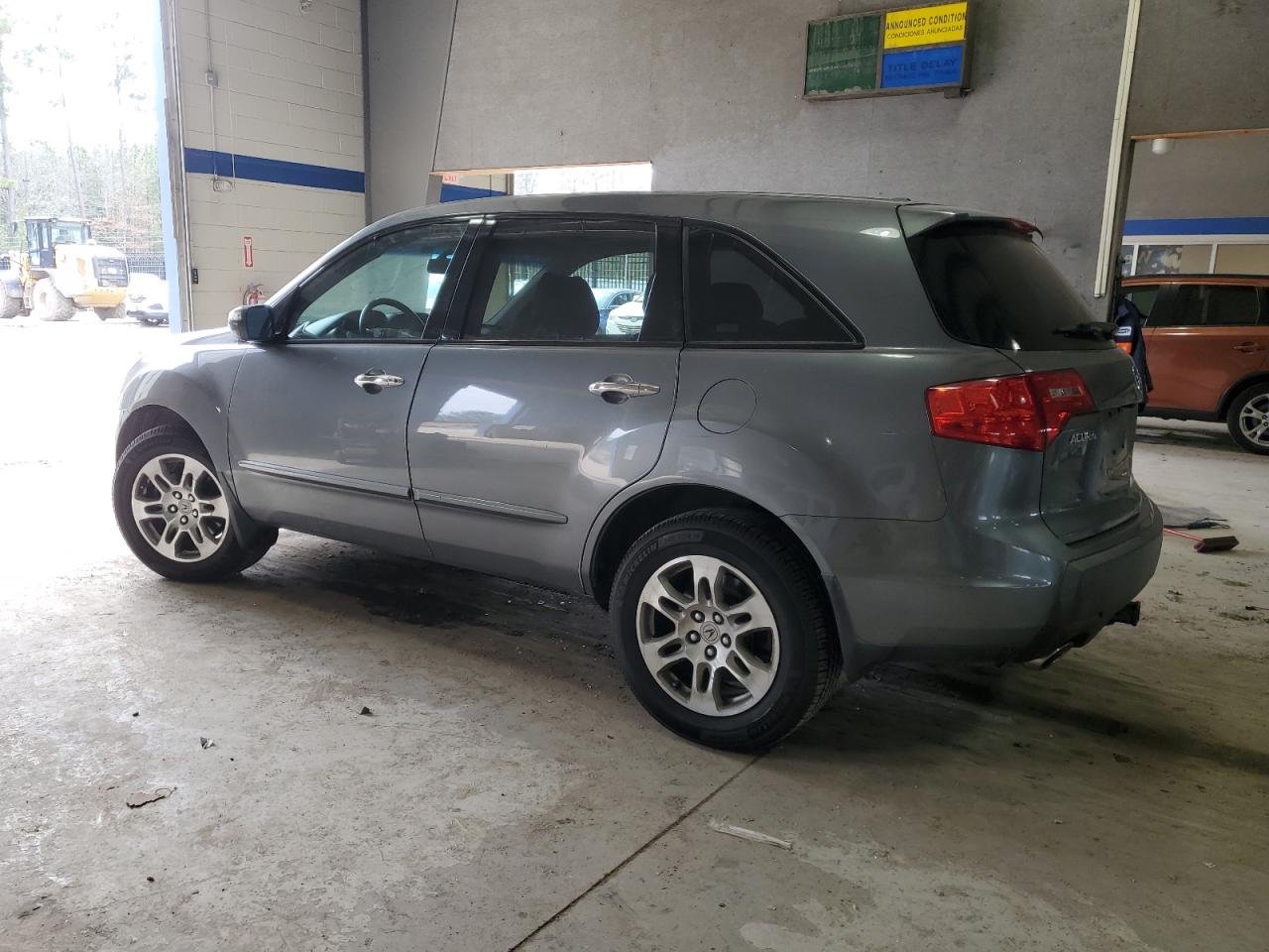 2009 Acura MDX VIN 2HNYD286X9H507504 Copart auction photo, side / minor dent/scratches damage thumbnail 2