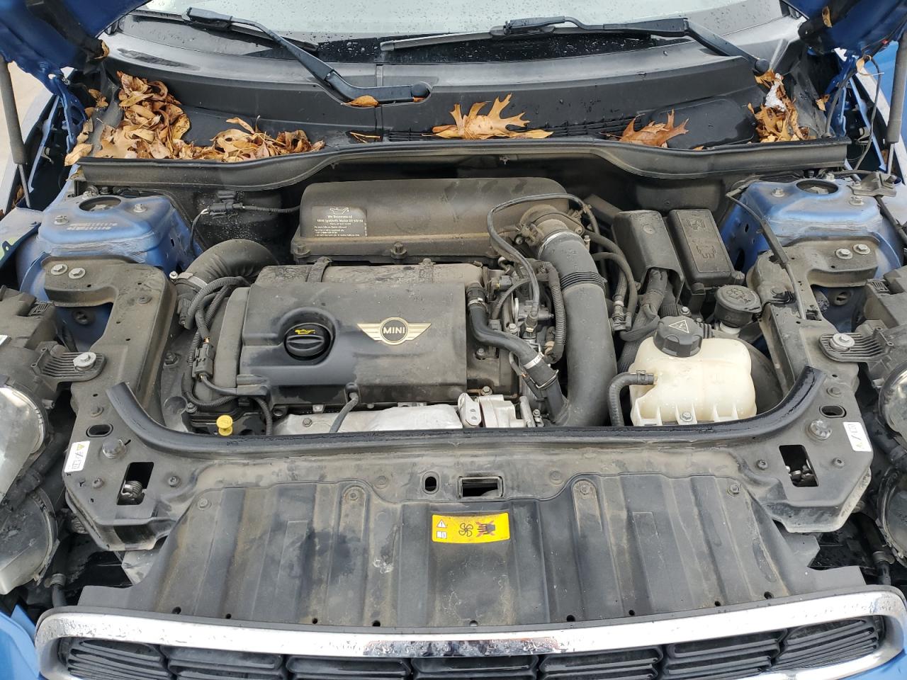 2013 MINI Cooper VIN WMWZC3C57DWM28249 Copart auction photo, front end damage thumbnail 11