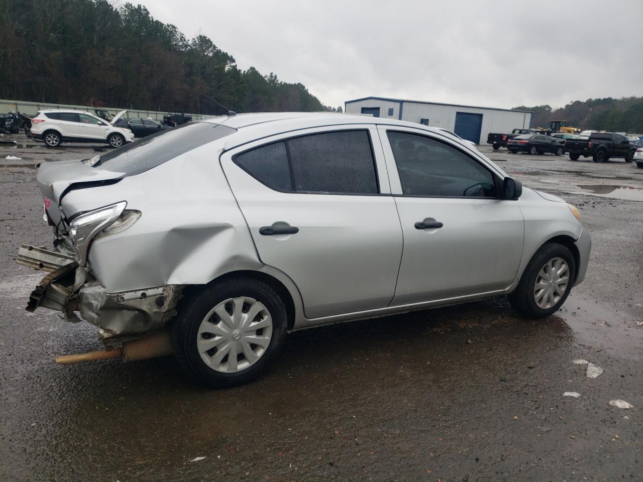 2014 Nissan Versa VIN 3N1CN7AP4EL839424 Copart auction photo, frame damage damage thumbnail 3