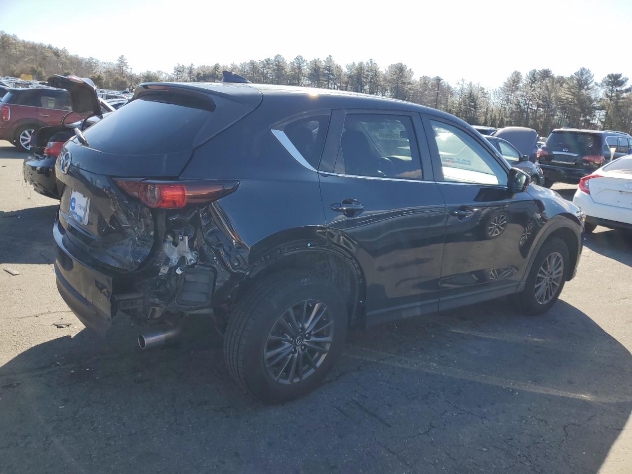 2019 Mazda CX-5 VIN JM3KFACM7K1535035 Copart auction photo, rear end / minor dent/scratches damage thumbnail 3
