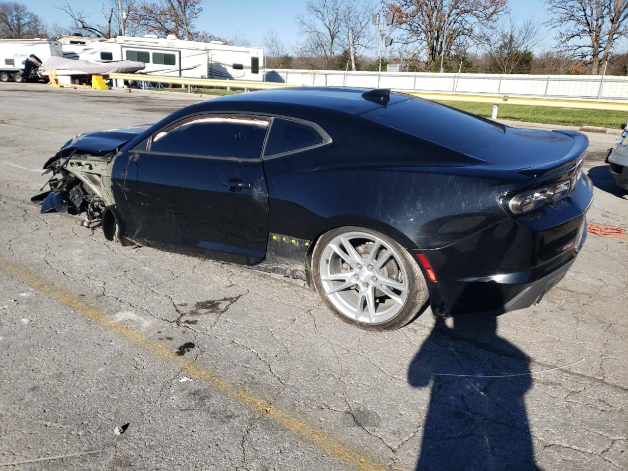 2020 Chevrolet Camaro VIN 1G1FA1RX6L0114398 Copart auction photo, front end / side damage thumbnail 2