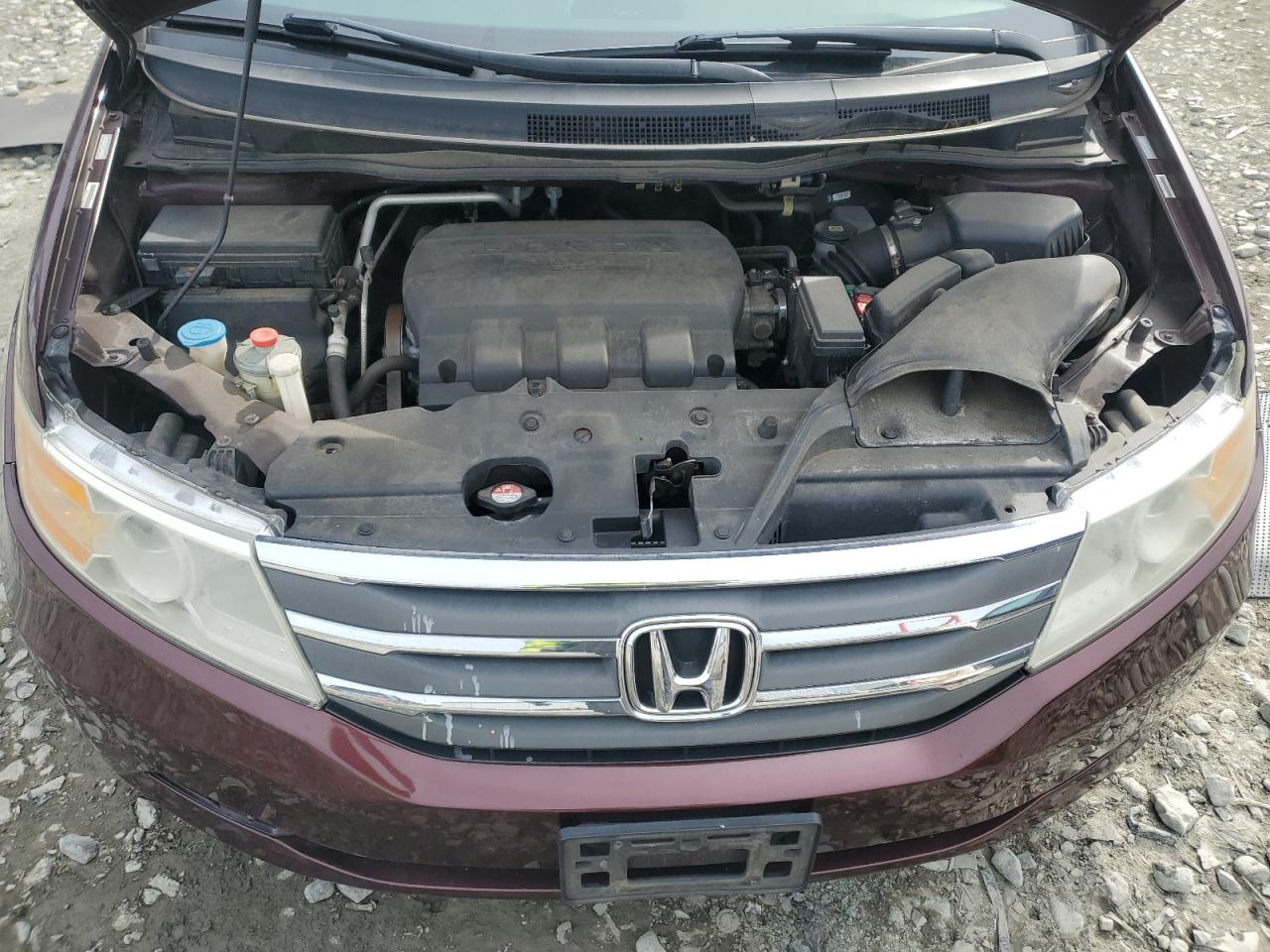 2011 Honda Odyssey VIN 5FNRL5H44BB075114 Copart auction photo, side / rear end damage thumbnail 13