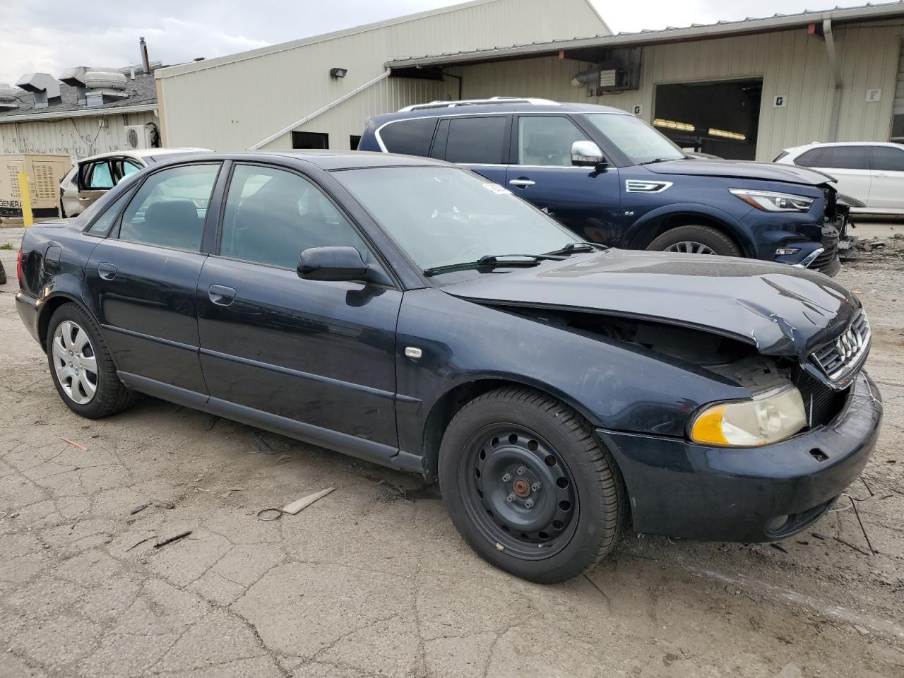2001 Audi A4 VIN WAUDC68DX1A114809 Copart auction photo, front end / rear end damage thumbnail 4