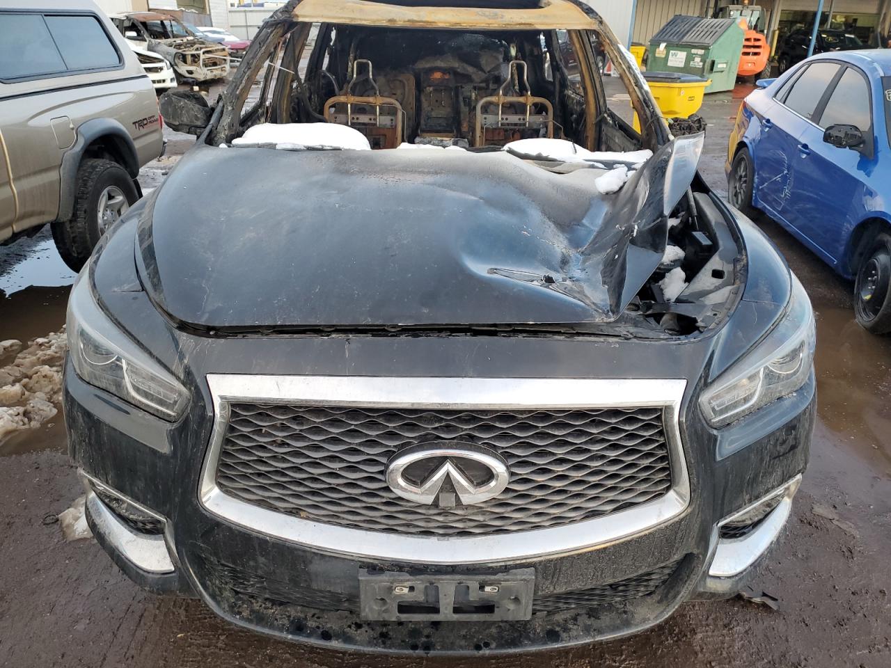 2019 Infiniti QX60 VIN 5N1DL0MM1KC520176 Copart auction photo, burn damage thumbnail 13