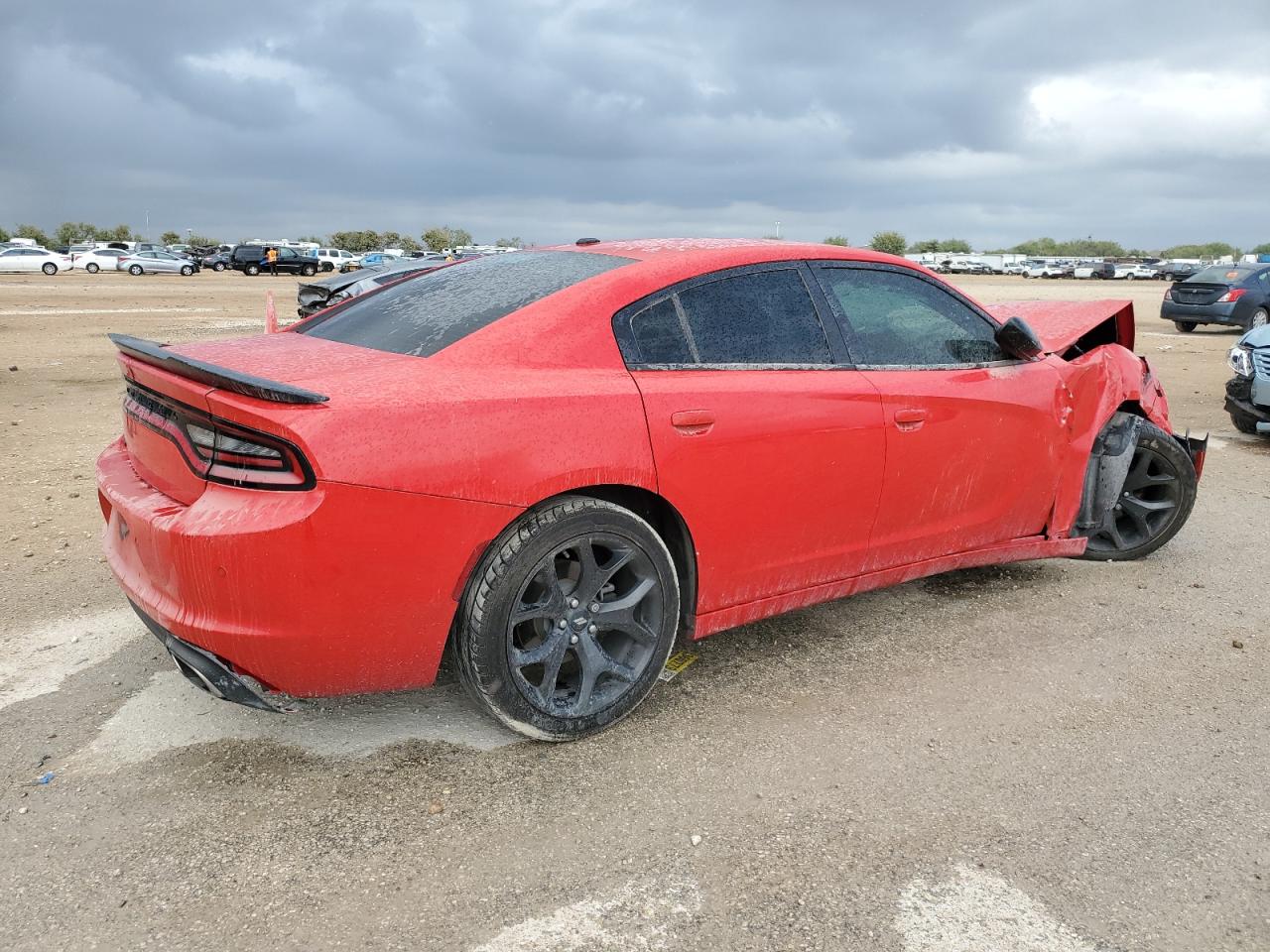 2020 Dodge Charger VIN 2C3CDXBG6LH248746 Copart auction photo, front end / side damage thumbnail 3