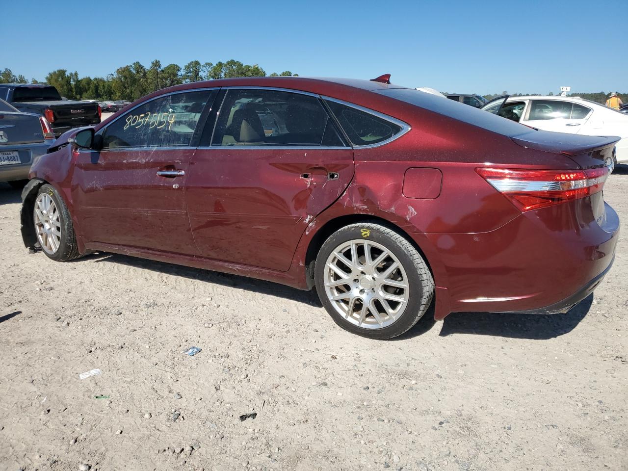 2014 Toyota Avalon VIN 4T1BK1EB6EU117595 Copart auction photo, front end / all over damage thumbnail 2