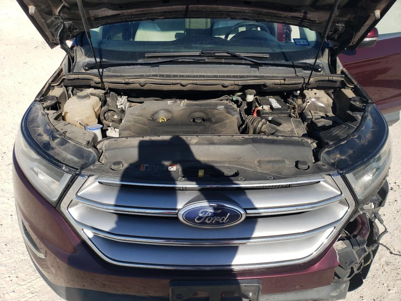 2017 Ford Edge VIN 2FMPK3K93HBB11895 Copart auction photo, all over damage thumbnail 12