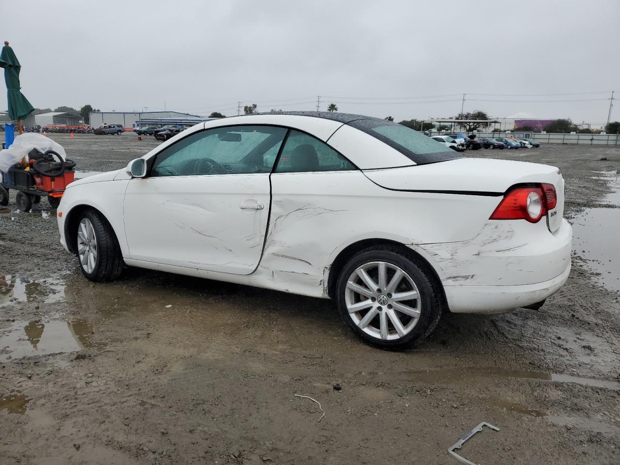 2007 Volkswagen Eos VIN WVWBA71F87V023590 Copart auction photo, all over damage thumbnail 2