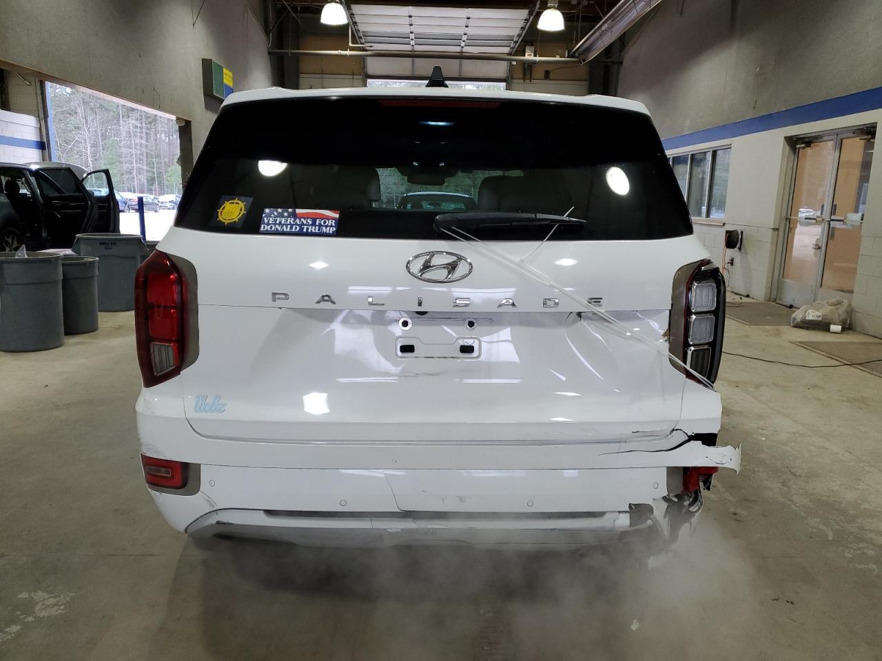 2021 Hyundai Palisade VIN KM8R54HE6MU310888 Copart auction photo, rear end damage thumbnail 6
