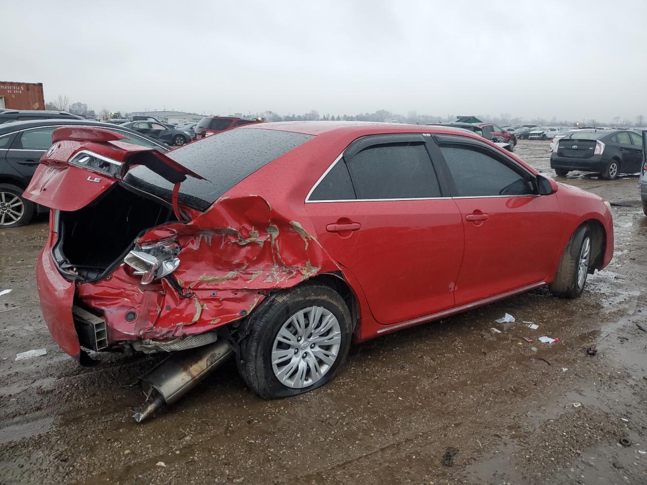 2012 Toyota Camry VIN 4T4BF1FKXCR254772 Copart auction photo, rear end damage thumbnail 3