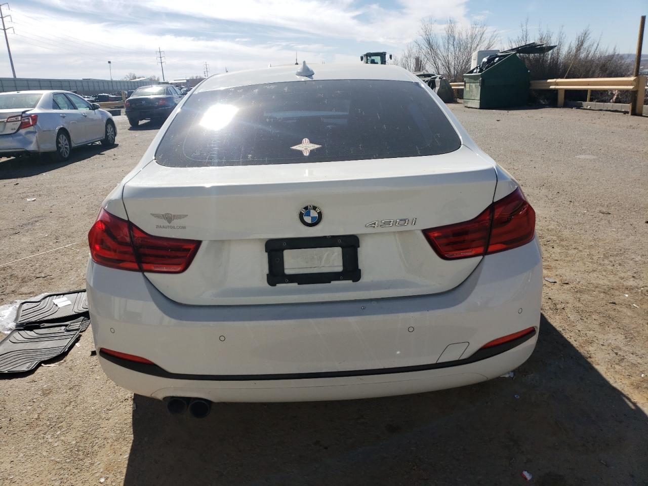 2018 BMW 4er VIN WBA4J1C50JBG78944 Copart auction photo, front end / side damage thumbnail 6
