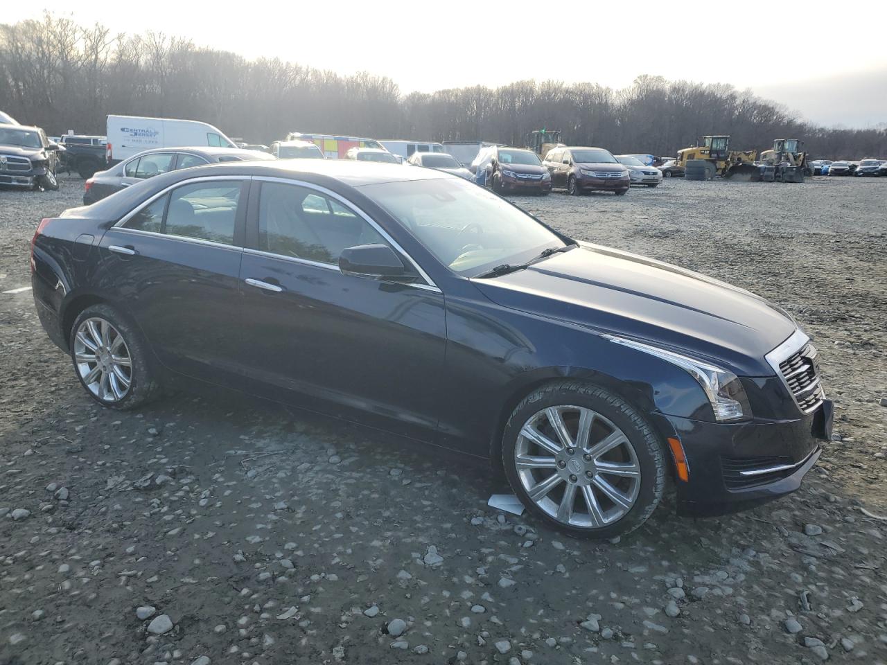 2015 Cadillac ATS VIN 1G6AH5SX6F0105075 Copart auction photo, rear end damage thumbnail 4