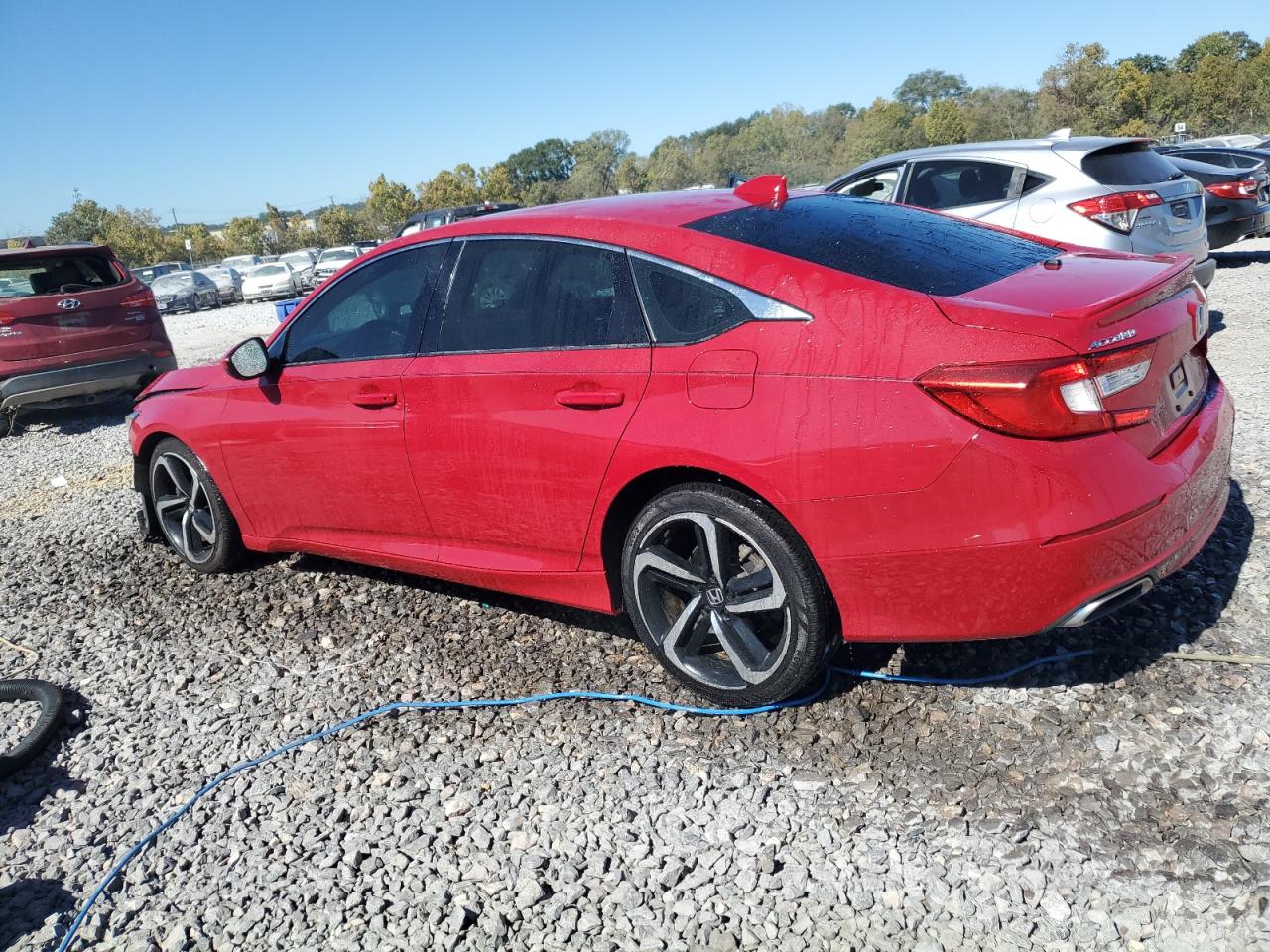 2018 Honda Accord VIN 1HGCV1F37JA054463 Copart auction photo, front end damage thumbnail 2