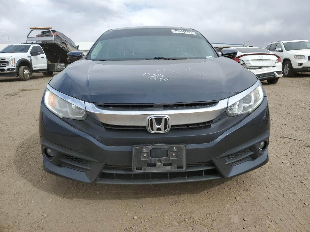 2017 Honda Civic VIN 19XFC1F77HE208164 Copart auction photo, rear end / front end damage thumbnail 5