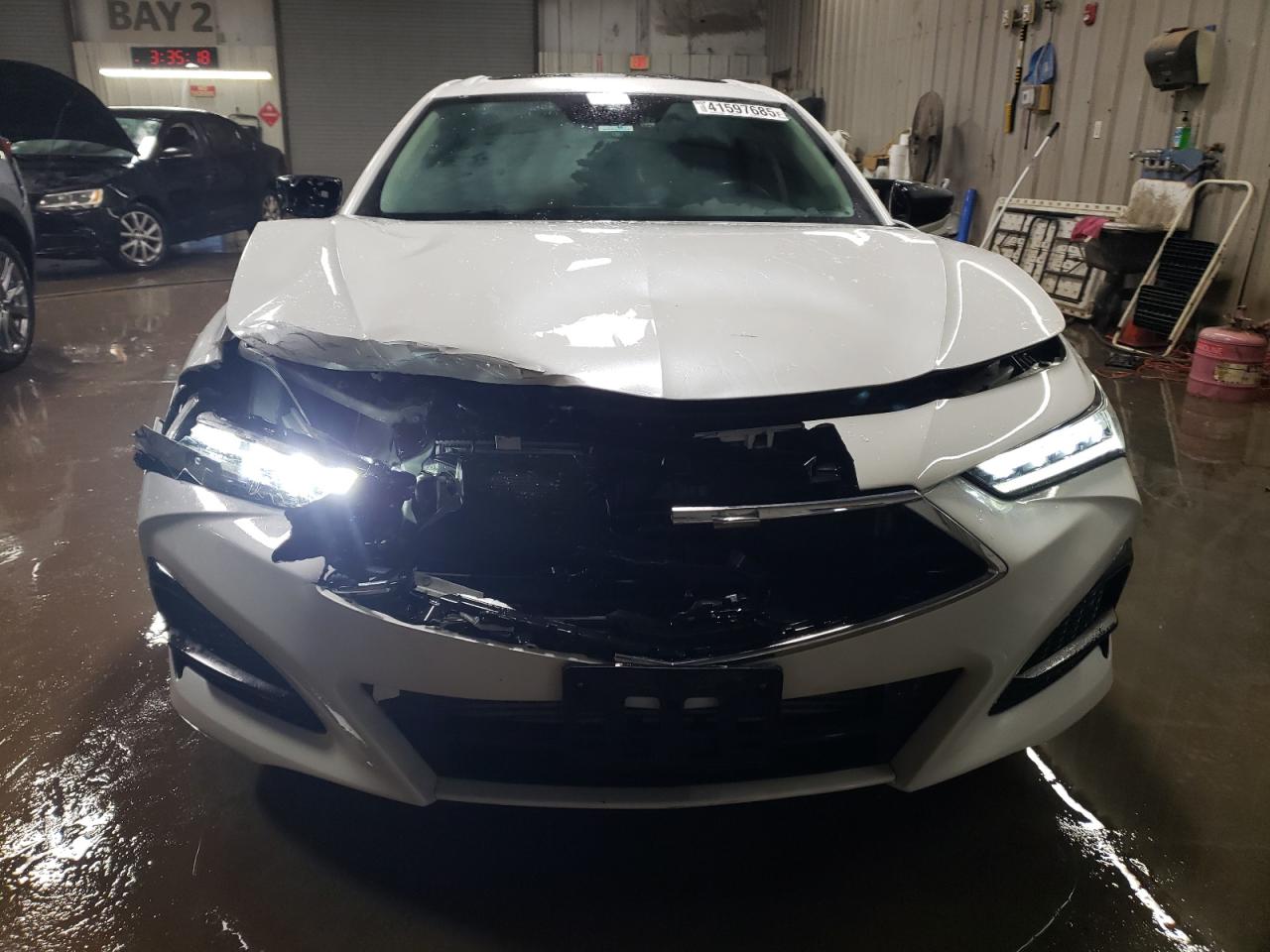 2021 Acura TLX VIN 19UUB5F41MA008113 Copart auction photo, front end damage thumbnail 5