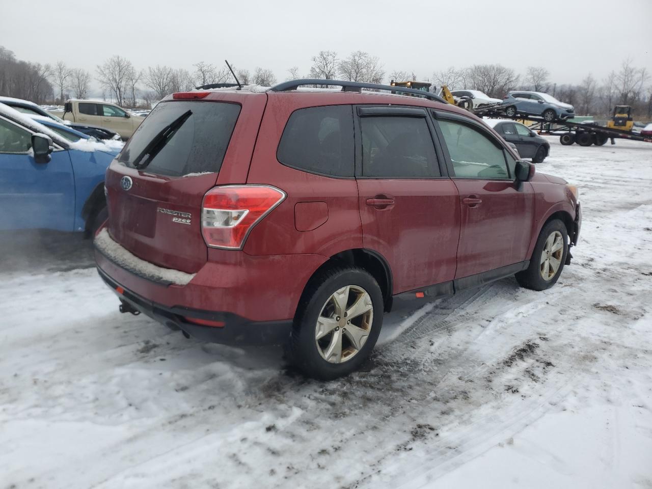 2015 Subaru Forester VIN JF2SJADCXFH423261 Copart auction photo, front end damage thumbnail 3